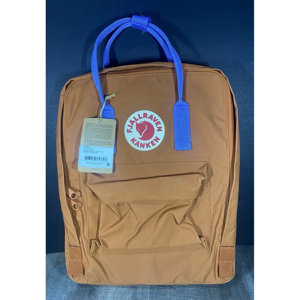 Fjällräven Kånken Classic Backpack Terracotta Brown Ultramarine Blue 23510 NWT